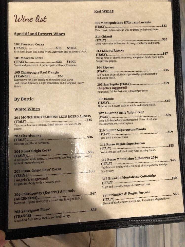 Limoncello Bistro - Sarasota, FL menu_pic