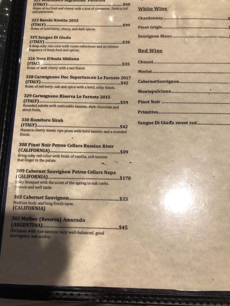 Limoncello Bistro - Sarasota, FL menu_pic
