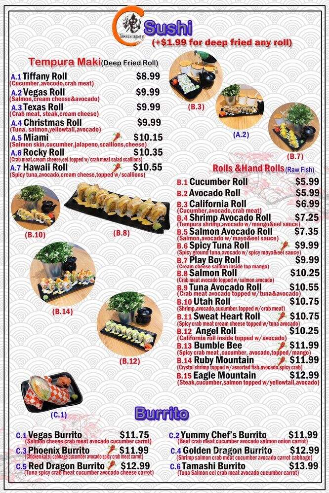 Tamashi Ramen & Sushi Bar - American Fork, UT