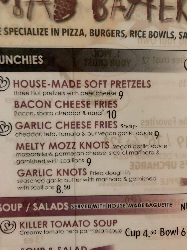 Lazy Hiker Brewing - Sylva, NC menu_pic