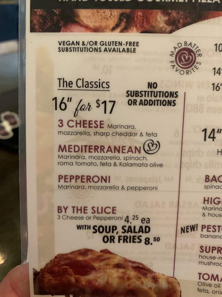Lazy Hiker Brewing - Sylva, NC menu_pic