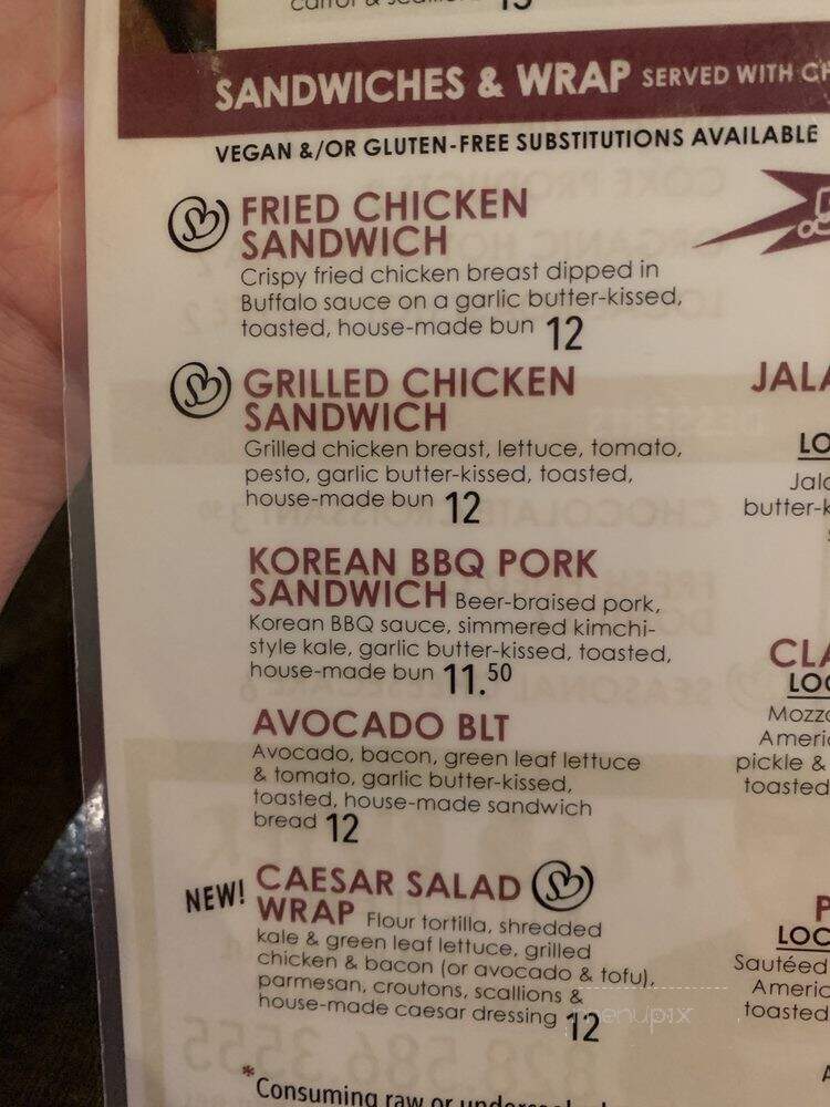 Lazy Hiker Brewing - Sylva, NC menu_pic