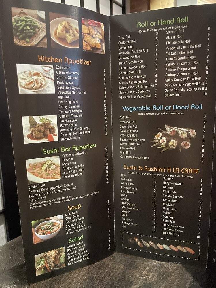 Sushiva - New York, NY menu_pic