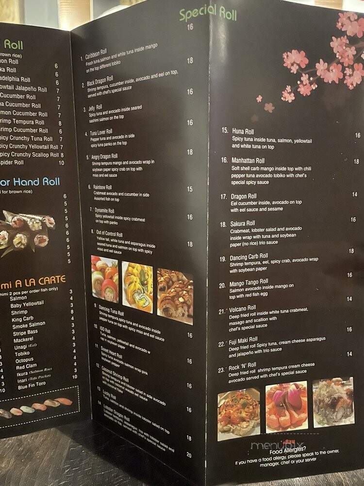 Sushiva - New York, NY menu_pic