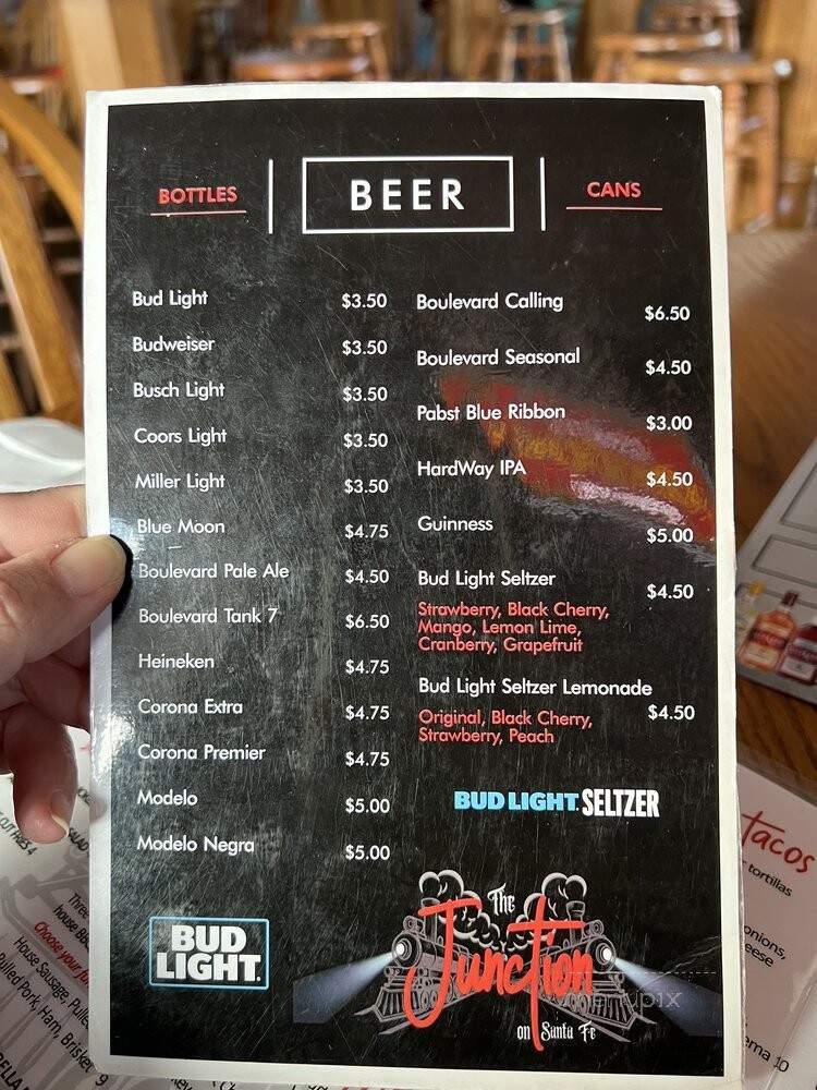 The Junction On Santa Fe - Lenexa, KS menu_pic