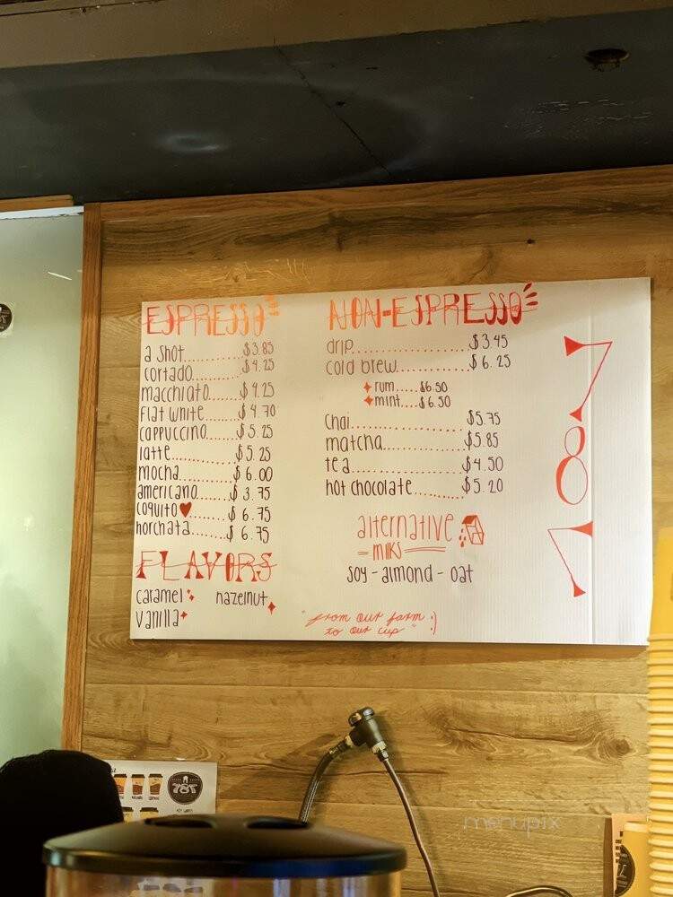 787 Coffee - New York, NY menu_pic