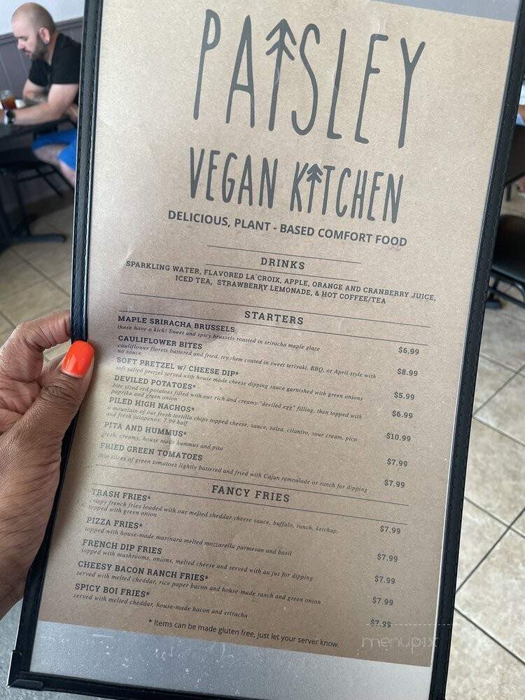Paisley Vegan Kitchen - Melbourne, FL menu_pic