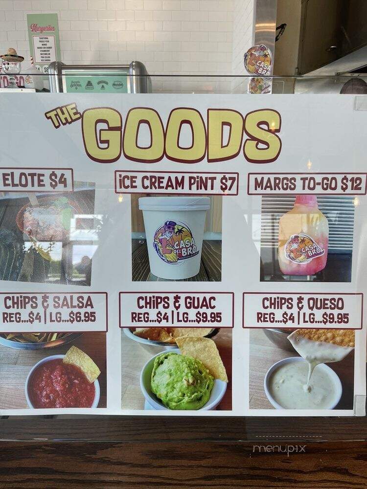 Casa Del Bro Mexican Grill & Creamery - Frisco, TX menu_pic