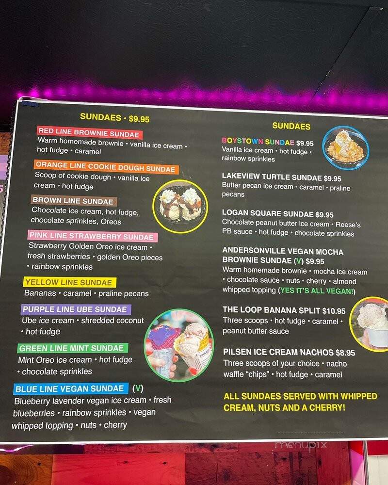 Sundae Stop - Chicago, IL menu_pic