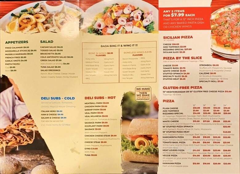 Bizzarro Pizza - Palm Bay, FL menu_pic