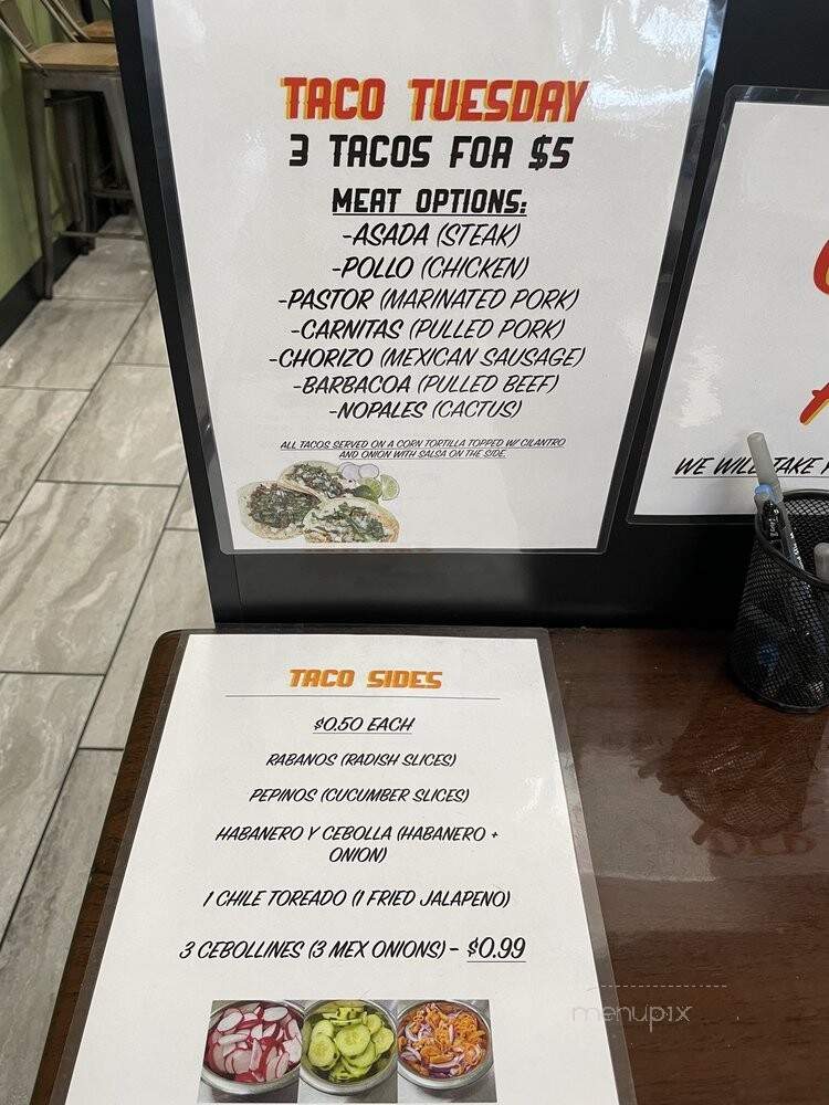 Taqueria Las Cazuelas - Orlando, FL menu_pic