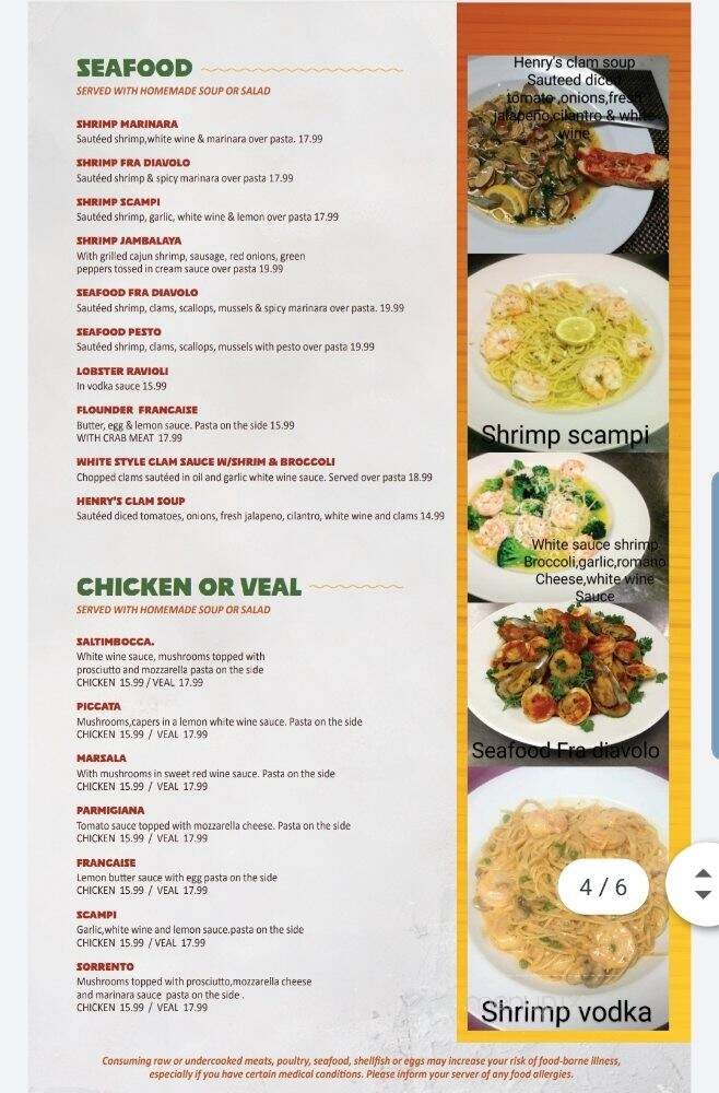 La Piazza Bella - Madison, FL menu_pic