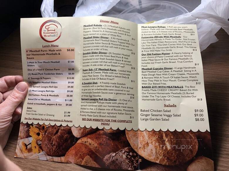 The Gourmet Meatball - Pompano Beach, FL menu_pic