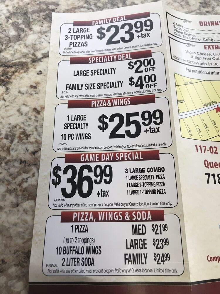Chicago's Pizza With A Twist - Queens, NY menu_pic