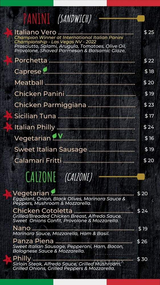 Pizzillo Pizza Pasta - Miami, FL menu_pic