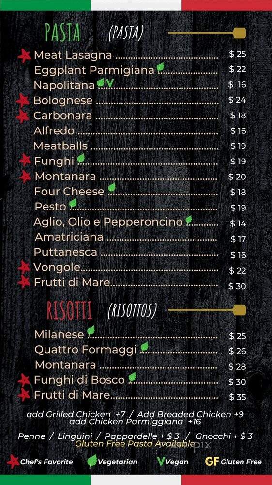 Pizzillo Pizza Pasta - Miami, FL menu_pic