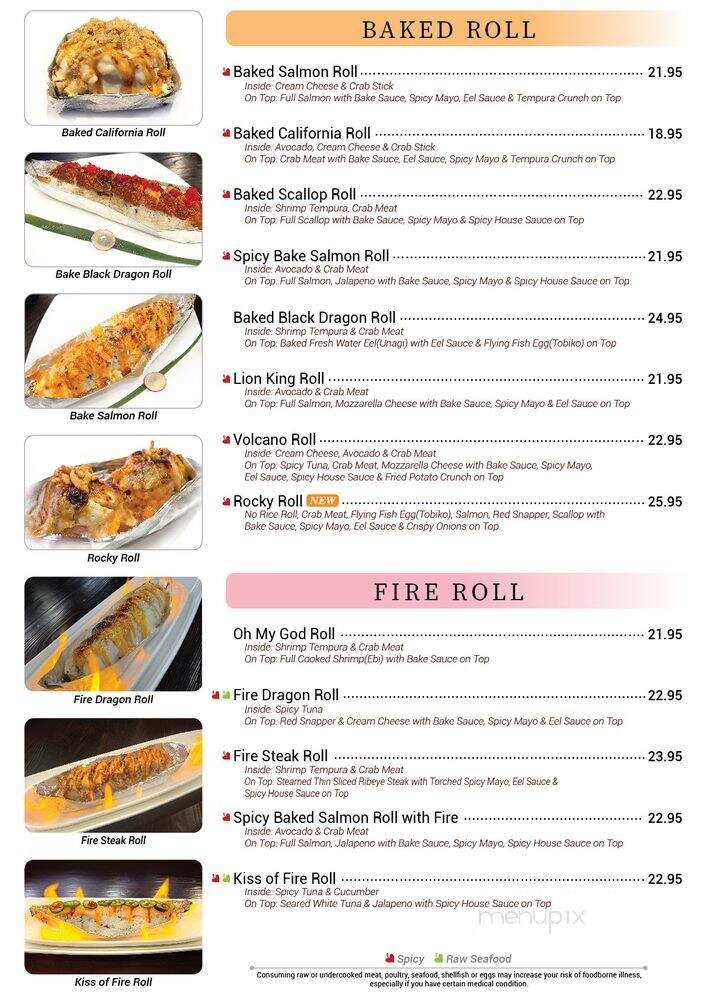 Cushman Irashai Sushi Restaurant - Fairbanks, AK menu_pic