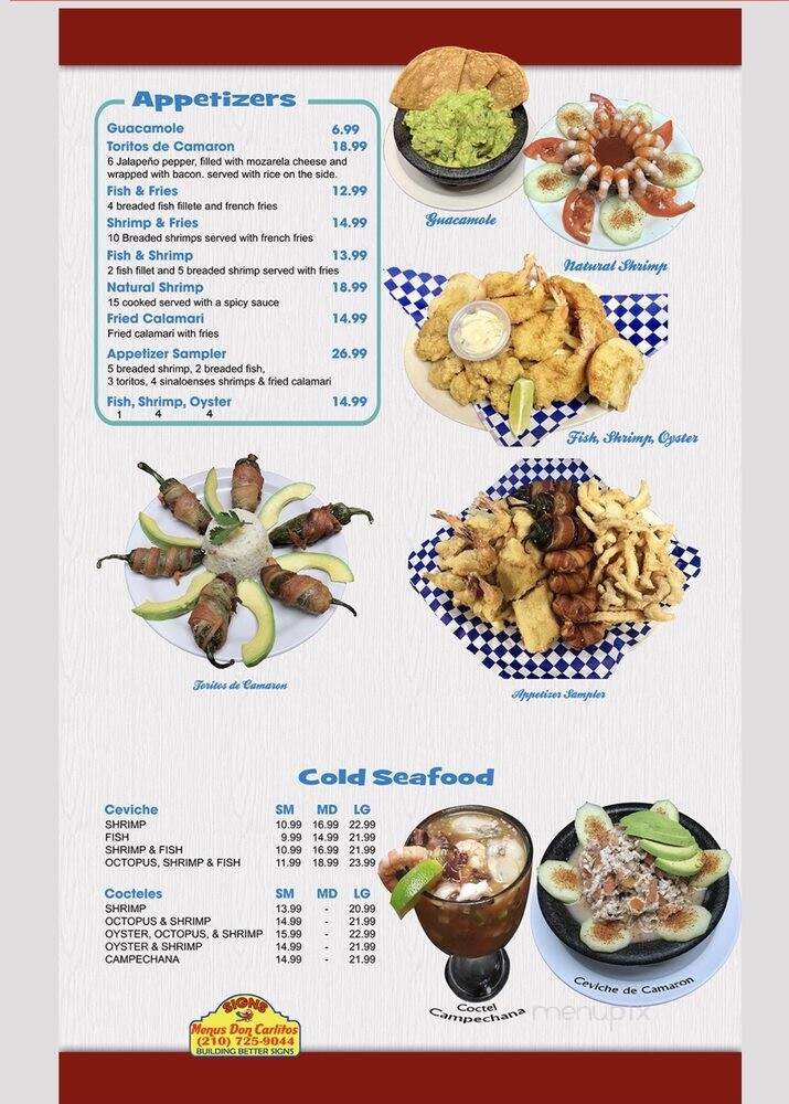 Los Cabos - San Antonio, TX menu_pic