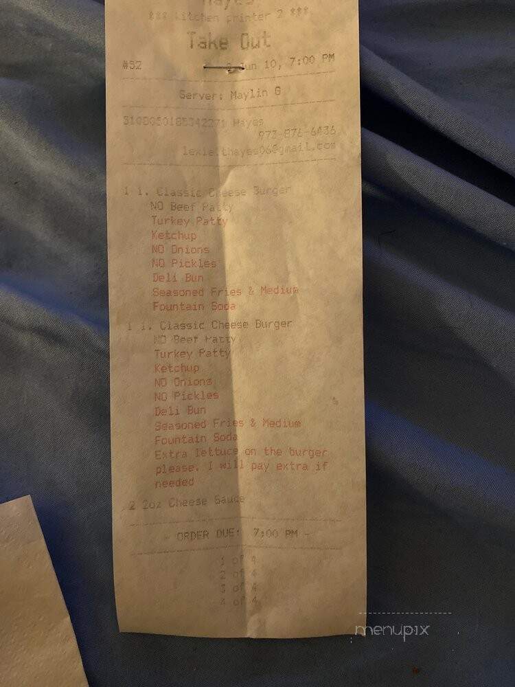 30 Burgers - Hackettstown, NJ menu_pic