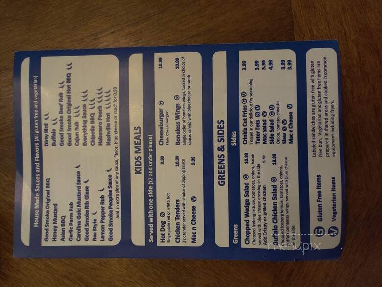 Roc Style Chicken & Burger - Webster, NY menu_pic