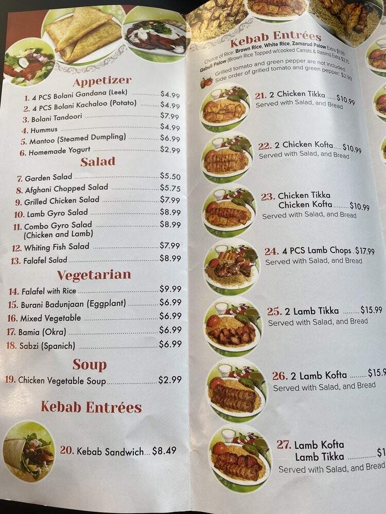 Saffron Kebab & Pizza - Union, NJ menu_pic