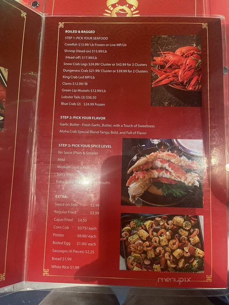 Angry Crab - Pembroke Pines, FL menu_pic