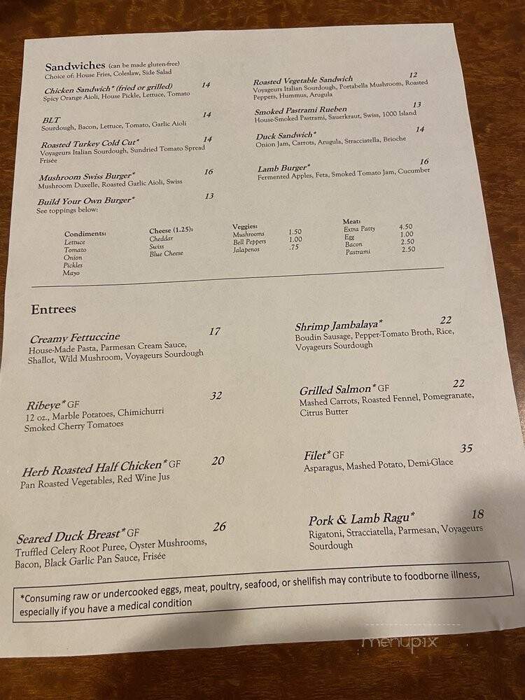 Iron Duck - Green Bay, WI menu_pic