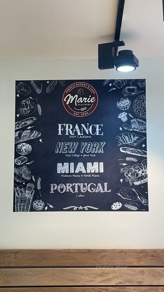 Marie Blachere - New York, NY menu_pic