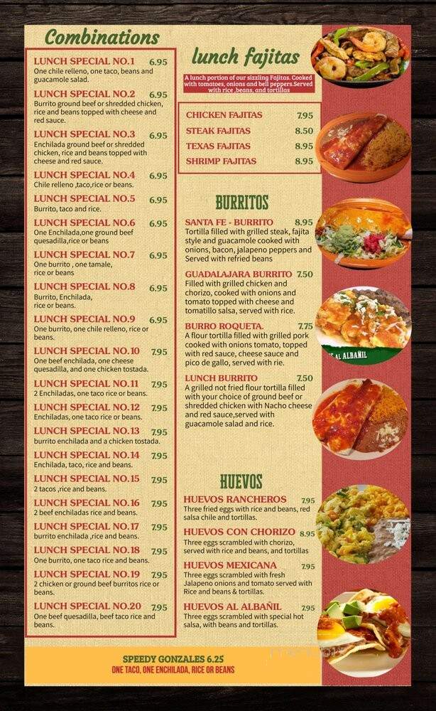 El Oh! Mexico Tequila & Grill - Savannah, GA menu_pic