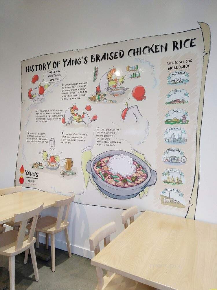 Yang's Braised Chicken Rice - Ontario, CA menu_pic