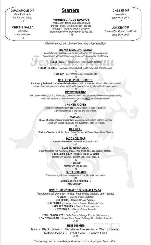 Don Jockey - Midway, KY menu_pic