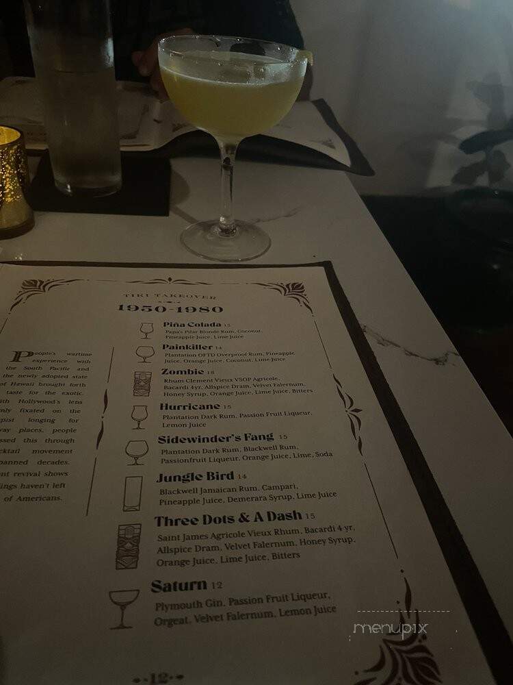Bar 1903 - Tallahassee, FL menu_pic