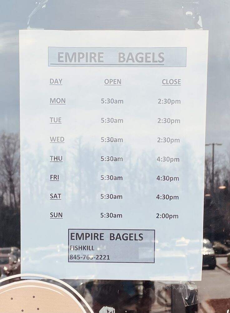 Empire Bagels - Fishkill, NY