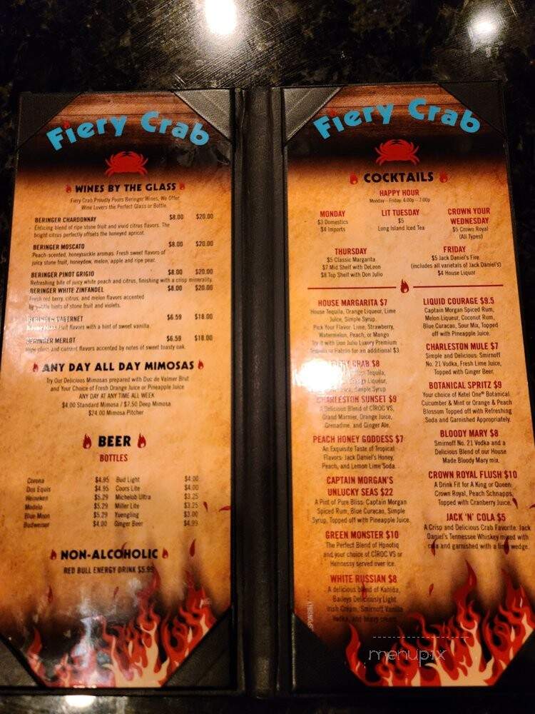 Fiery Crab - North Charleston, SC menu_pic