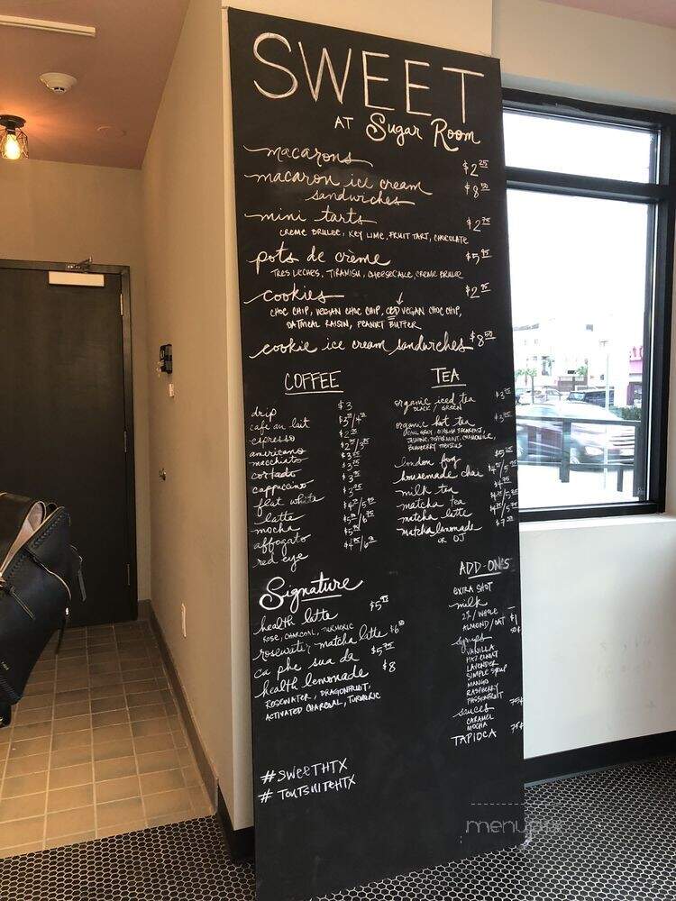 Sweet At Sugar Room - Houston, TX menu_pic