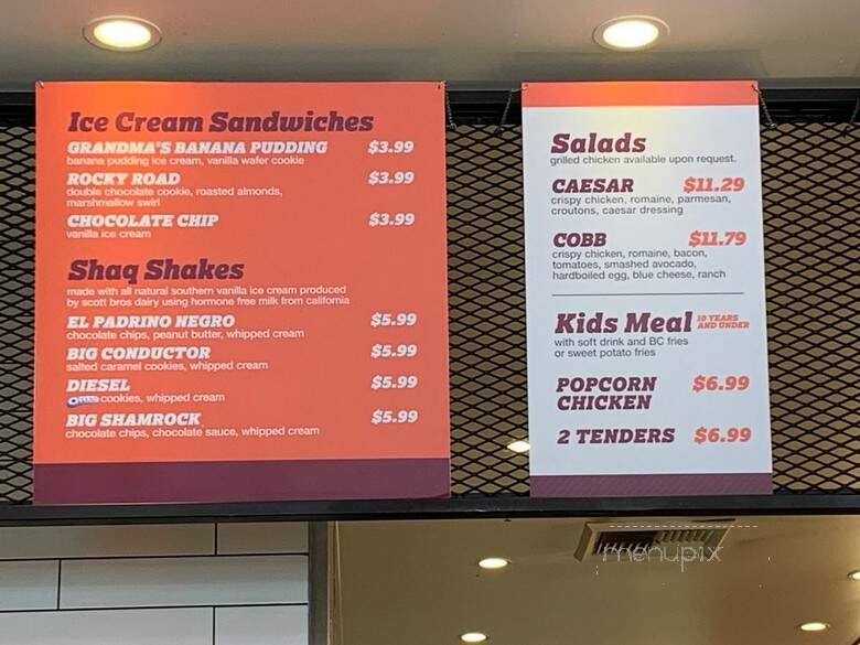 Big Chicken - Glendale, CA menu_pic