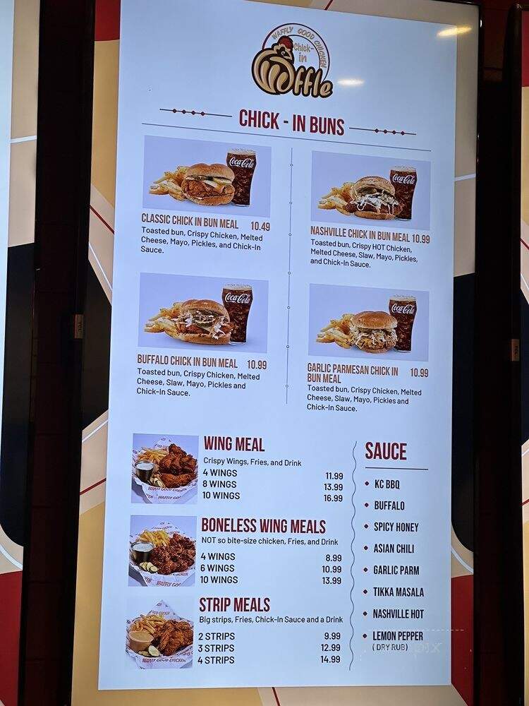 Chick-In Waffle - KANSAS CITY, MO menu_pic