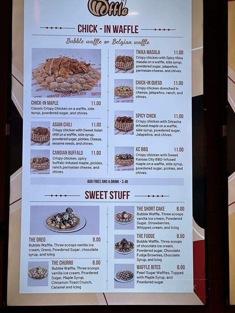 Chick-In Waffle - KANSAS CITY, MO menu_pic