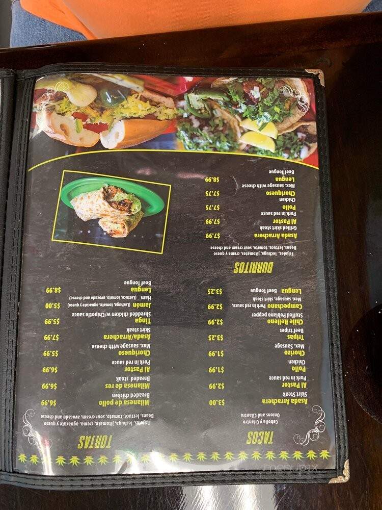 Mexican Grill Los Magueyes - Fox Lake, IL menu_pic