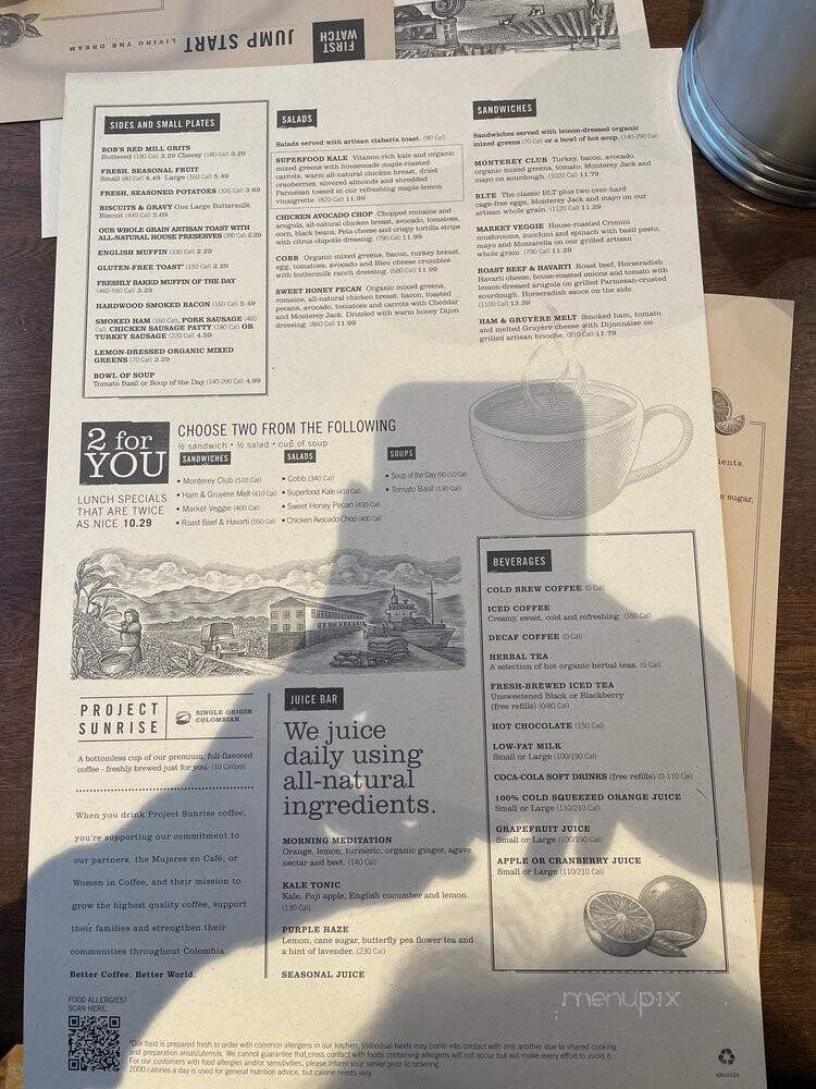 First Watch - Richmond, VA menu_pic