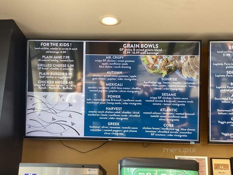 Bliss Bee - South Burlington, VT menu_pic
