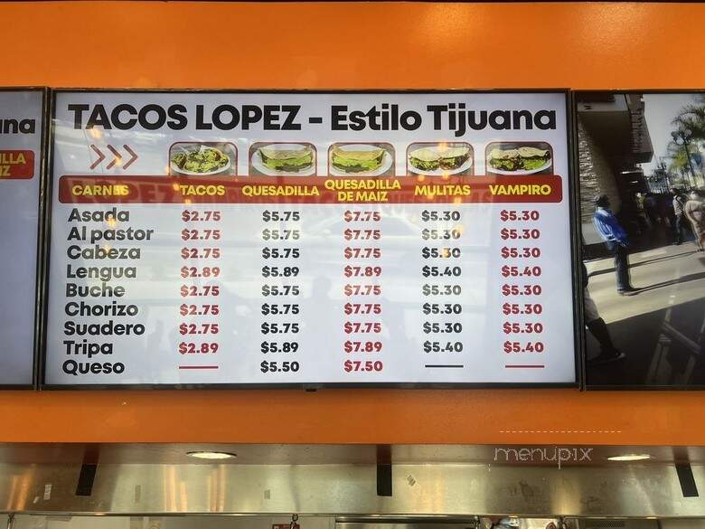 Tacos Lopez - West Jordan, UT menu_pic