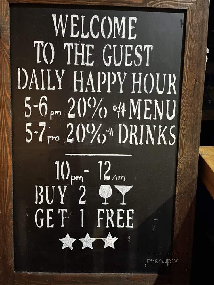The Guest - North Miami, FL menu_pic