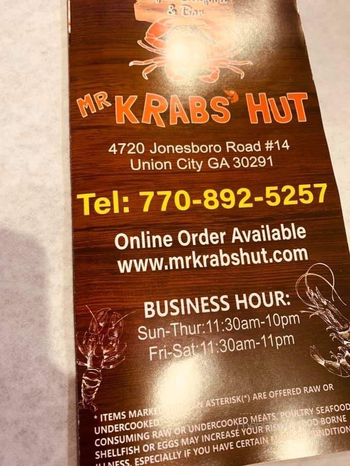 Mr Krabs Hut - Union City, GA