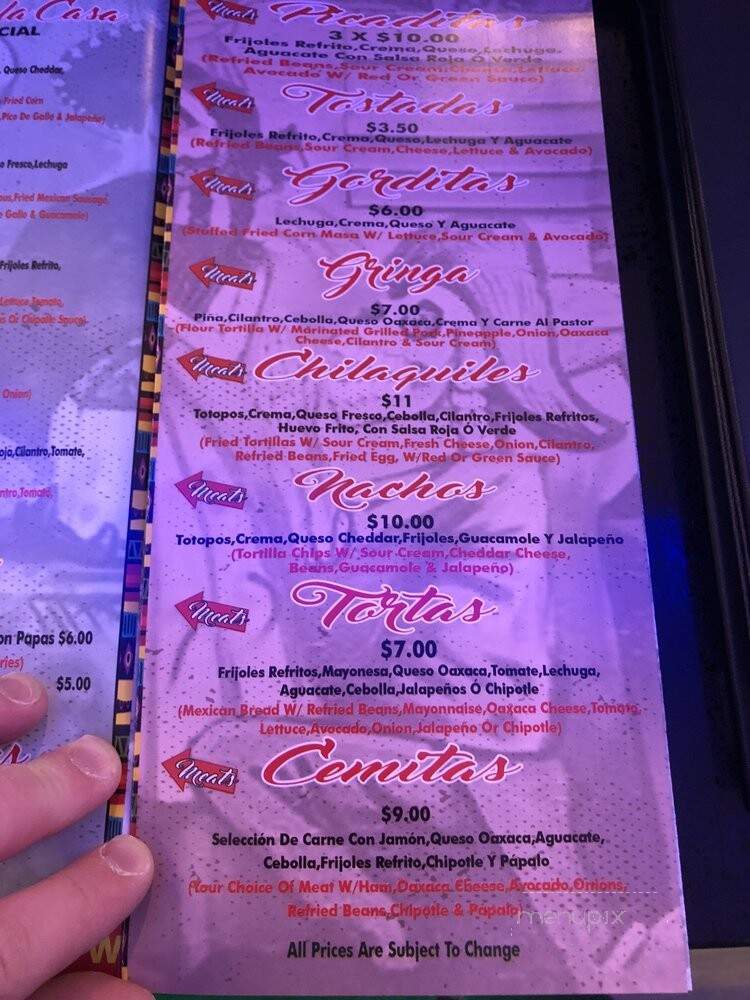 La Gran Tijuana Taqueria - New York, NY menu_pic