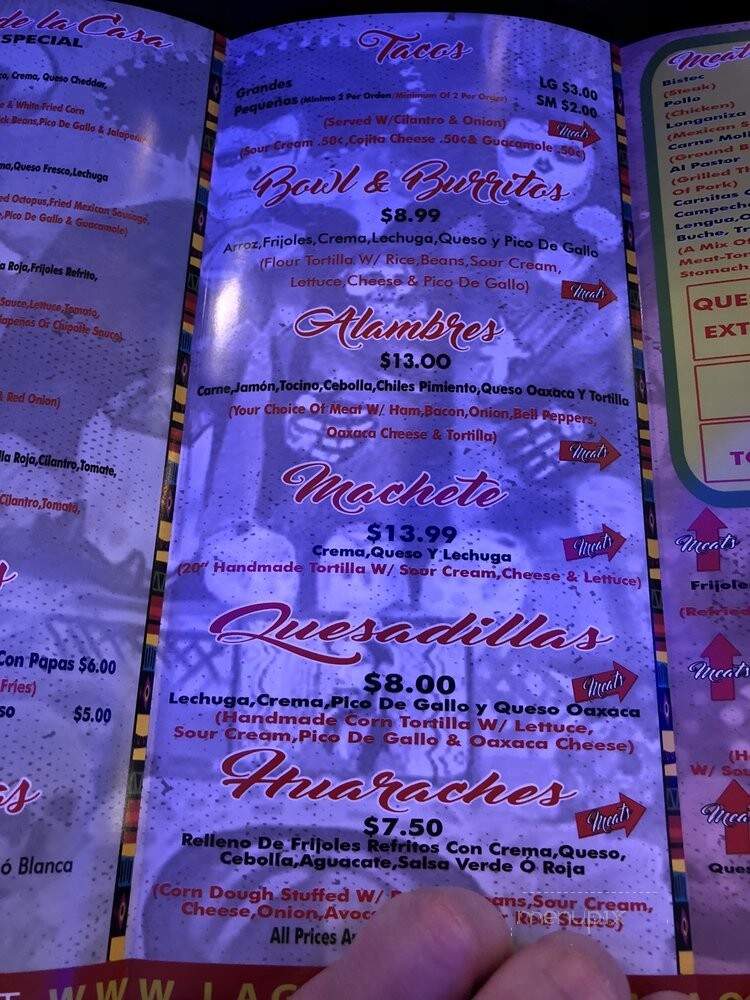 La Gran Tijuana Taqueria - New York, NY menu_pic