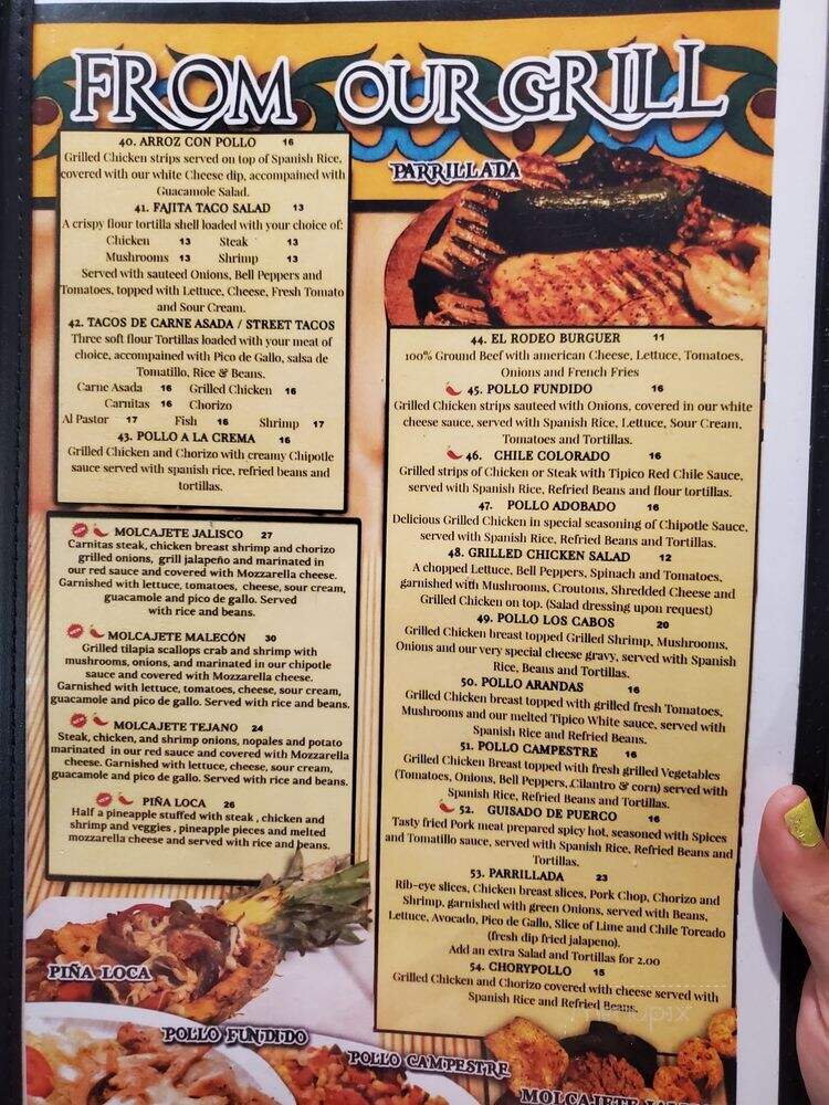 La Fiesta Mexican & American Grill - Fargo, ND menu_pic