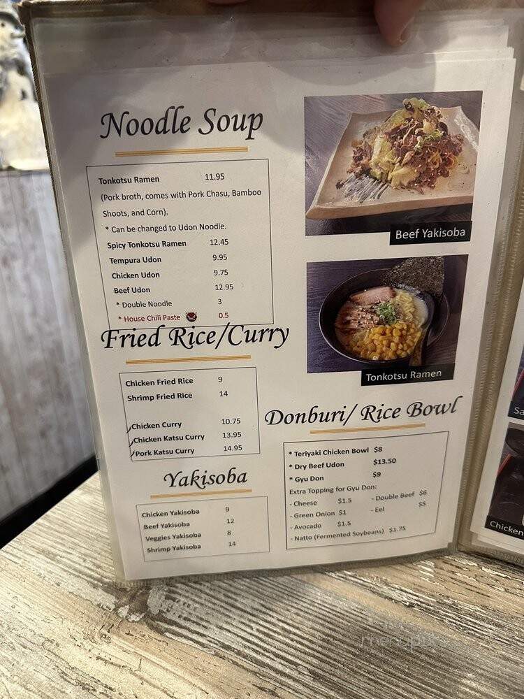 Temari-zushi - San Diego, CA menu_pic