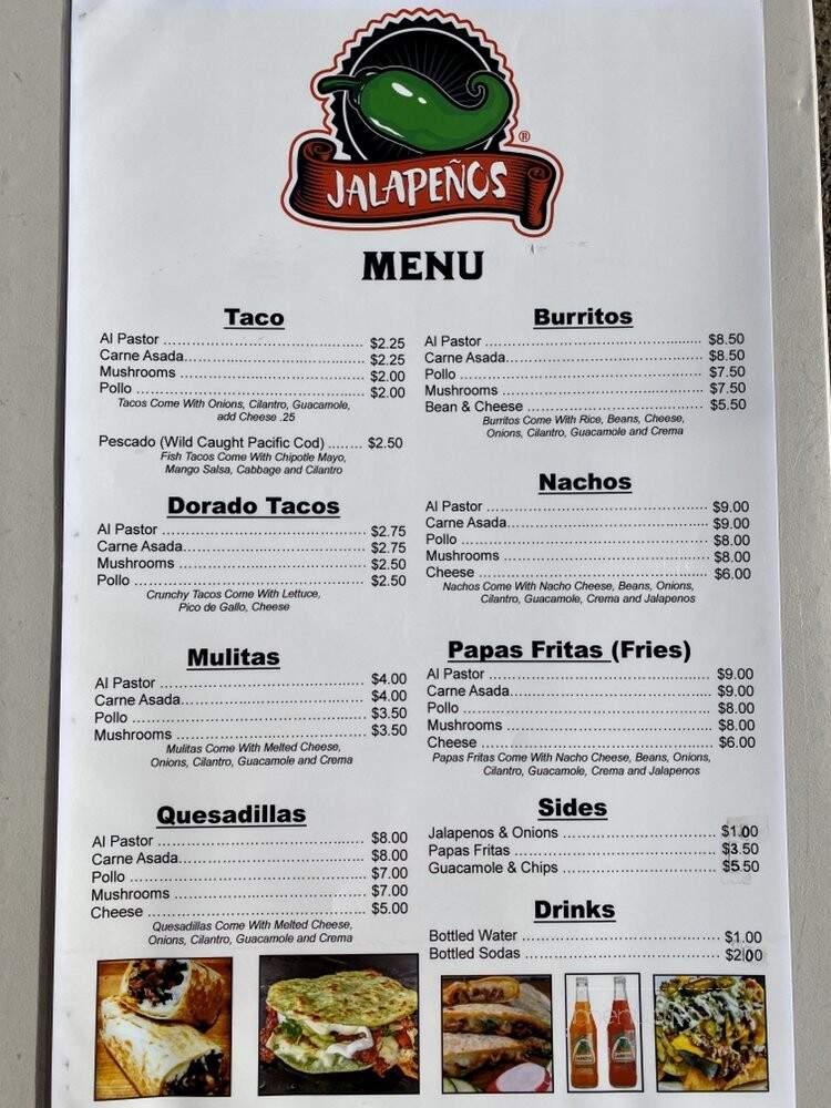 Jalapenos - Chandler, AZ menu_pic