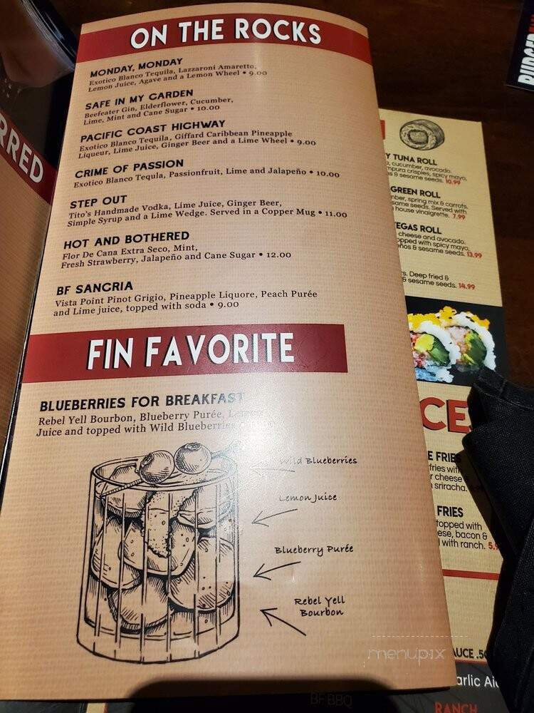 BurgerFin - Clinton Township, MI menu_pic